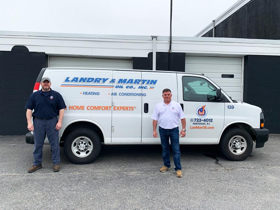 Mark Amaral (left) Chris Martin (right) from Landry & Martin Oil